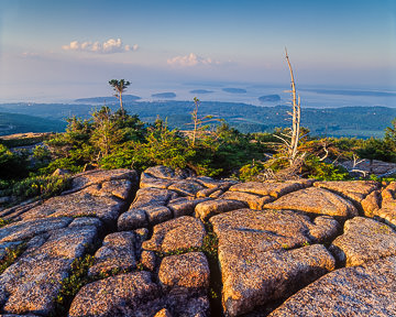 LE-AM-LA-010         High View Vista Of Frenchman Bay, Acadia National Park, Maine