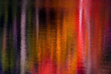 PFM-19&nbsp;&nbsp;&nbsp;&nbsp;&nbsp;&nbsp;&nbsp;&nbsp; Autumn Colors Reflecting on Somes Pond, Somesville, Maine