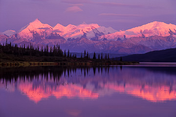 Reflections at Wonder Lake, Denali National Park, Alaska