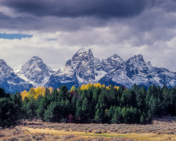 AM-LA-012         Approaching Winter, Grand Teton National Park, Wyoming