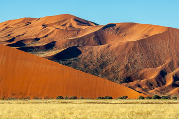 AF-LA-153         Distant Dunes, Namib Desert, Namibia, Africa