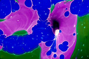 MH-13         Abstract Close-Up Of Paints Mixing