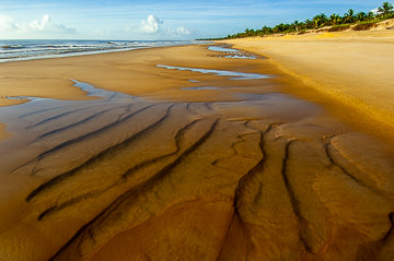 BR-LA-58         Beach At Mogiquicaba, Bahia, Brazil