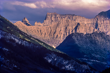 AM-LA-02         View Of The Rocky Mountains, Waterton National Park, Canada