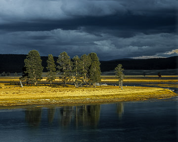 AM-LA-009         Pending Storm at Heyden Valley, Yellowstone National Park, Wyoming